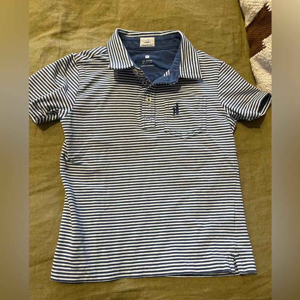 Johnnie-O boys polo size 6 - excellent condition